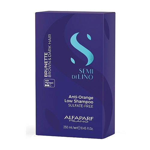 Шампунь для волос тонирующий анти-оранжевый Anti-Orange Low Shampoo ALFAPARF 250мл