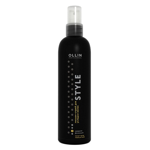 Лосьон-спрей для укладки волос средней фиксации Ollin Professional Style Lotion-Spray Medium  250 мл