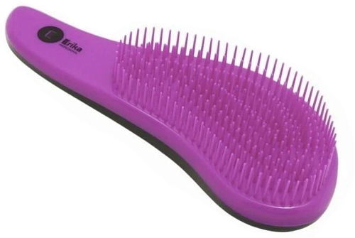 Щетка для распутывания мокрых волос розовая Erika SBR 171 P
