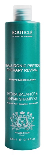 Шампунь увлажняющий для очень сухих и поврежденных волос BOUTICLE Hydra Balance&Repair Shampoo 300 мл