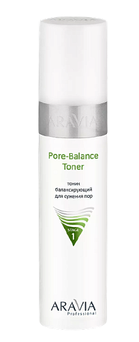 Тоник балансирующий для сужения пор для жирной и проблемной кожи ARAVIA Professional Pore-Balance Toner 250 мл