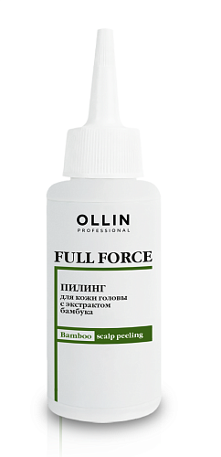 Пилинг для кожи головы с экстрактом бамбука Ollin Professional Full Force 80 мл