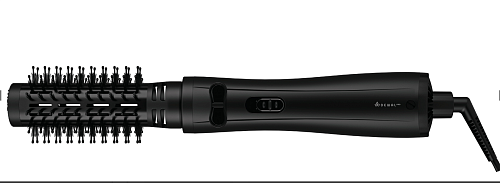 Фен-щетка Pro Air Shine черная 1200Вт 2 насадки, 38 мм-50 мм, провод 3 м Dewal