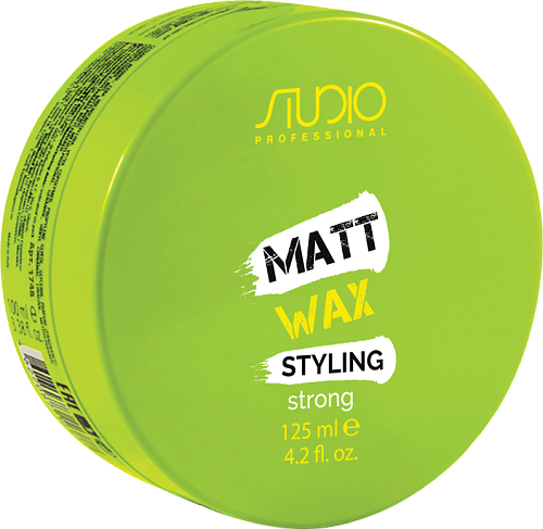 Воск матовый для укладки волос сильной фиксации Kapous Studio Matt Wax 125 мл