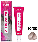 Крем-краска для волос OLLIN COLOR 10.26 светлый блондин розовый 100 мл.