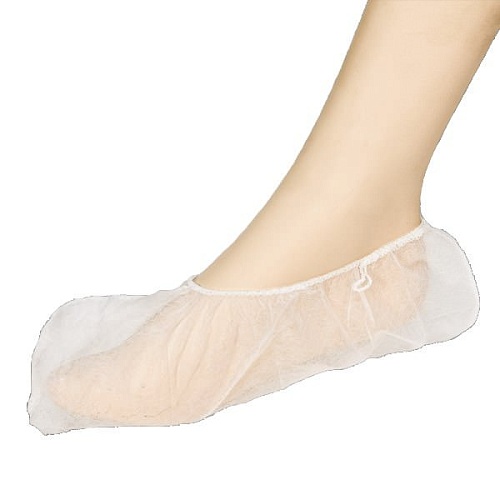 Носки одноразовые белые из спанбонда в индивидуальной упаковке Elegreen 1 пара
