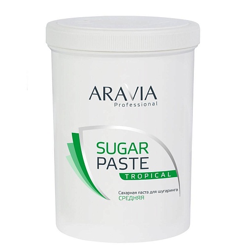 Паста сахарная для шугаринга тропическая средней консистенции  Aravia Professional 1 500 гр. 