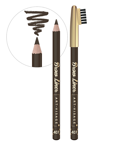Карандаш для бровей 407 Art-Visage Eyebrow pencil 1,2 гр