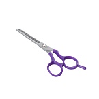 Ножницы парик. филировочные 5.5 30 зубцов фиолетовый DEWAL