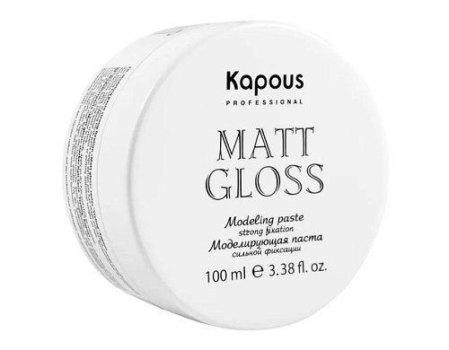 Паста моделирующая для волос сильной фиксации Kapous professional Matt Gloss 100 мл
