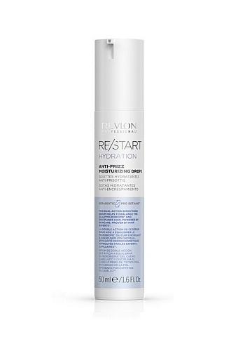 Капли увлажняющие для смягчения волос Anti-frizz moist drops Revlon Re Start Hydration 50 мл