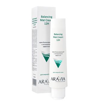 Крем для лица балансирующий с матирующим эффектом Aravia Professional Balancing Mat Cream 12H 100 мл