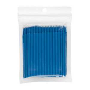 Микрощеточки в пакете размер L 100 шт 03 синие