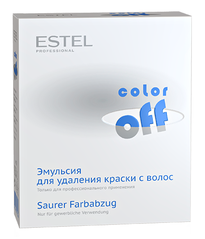 Эмульсия для удаления стойких красок с волос Estel Color Off 3*120 мл