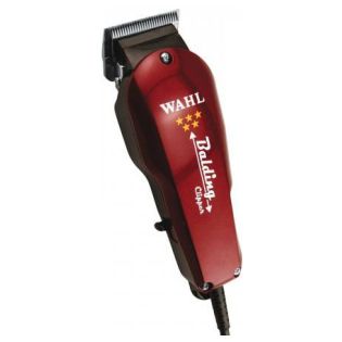 Машинка Balding для стрижки волос 0,4 мм сетевая 2 насадки Wahl 