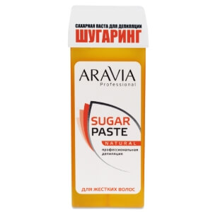 Паста сахарная для депиляции в картридже натуральная мягкой консистенции Aravia Professional 150 гр. 