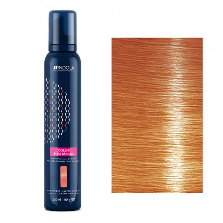 Мусс оттеночный для укладки волос Медный Indola Color Style Mousse 200 мл. 