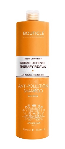 Шампунь для чувствительной кожи головы Bouticle Urban Defense Anti-Pollution Skin Calming Shampoo 1000 мл