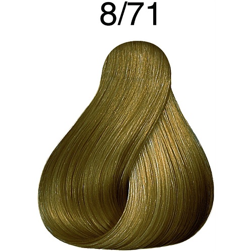 8,71 Крем-краска стойкая Светлый блонд коричнево-пепельный 60 мл